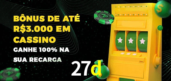 27d melhor bônus de depósito
