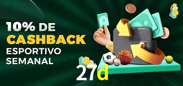10% de bônus de cashback na 27d