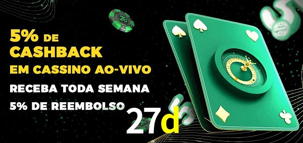 Promoções do cassino ao Vivo 27d